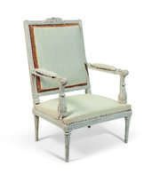 FAUTEUIL A LA REINE D'EPOQUE LOUIS XVI