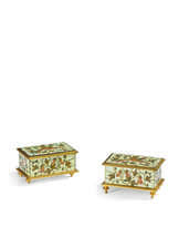 DEUX BOITES DE LA FIN DU XIXE SIÈCLE FORMANT PAIRE