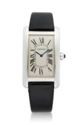 CARTIER, WHITE GOLD TANK AMERICAINE, REF. 1736