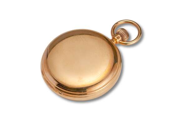 W. LISTER & SONS, POCKET WATCH WITH ONE MINUTE TOURBILLON, 18K GOLD - photo 2