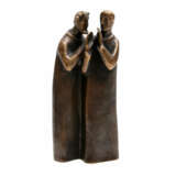 Konvolut 2 Figuren, Bronze, 20. JahrhunderTiefe: - photo 2