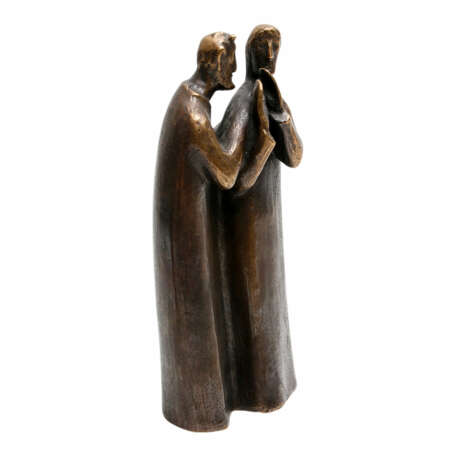 Konvolut 2 Figuren, Bronze, 20. JahrhunderTiefe: - photo 3