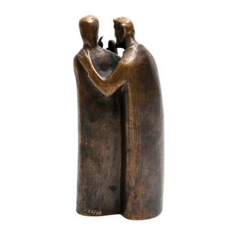 Konvolut 2 Figuren, Bronze, 20. JahrhunderTiefe: - Foto 4
