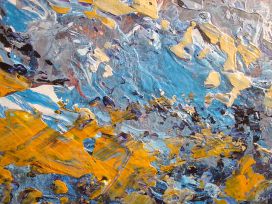 Forward to the summit acrylic on canvas Acrylfarbe Abstrakter Expressionismus Landschaftsmalerei Georgia 2020 - Foto 2