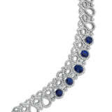 Cartier. IMPORTANT SAPPHIRE AND DIAMOND NECKLACE, CARTIER - photo 2