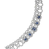 Cartier. IMPORTANT SAPPHIRE AND DIAMOND NECKLACE, CARTIER - фото 3