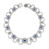 EARLY 19TH CENTURY SAPPHIRE AND DIAMOND NECKLACE - фото 2