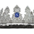 IMPORTANT 19TH CENTURY SAPPHIRE AND DIAMOND CROWN - Auktionsarchiv