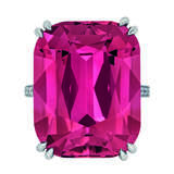 SPINEL AND DIAMOND RING - фото 1