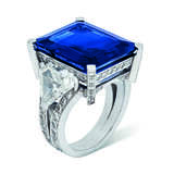 IMPORTANT SAPPHIRE AND DIAMOND RING - Foto 3