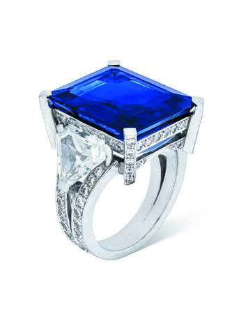 IMPORTANT SAPPHIRE AND DIAMOND RING - фото 3