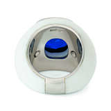 SAPPHIRE AND ENAMEL RING - фото 2