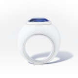 SAPPHIRE AND ENAMEL RING - photo 4