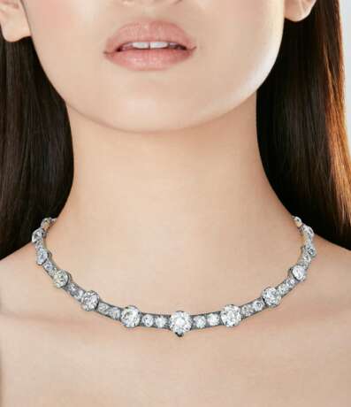 EARLY 20TH CENTURY DIAMOND NECKLACE - фото 4