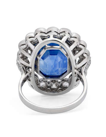 EARLY 19TH CENTURY SAPPHIRE AND DIAMOND RING - фото 2