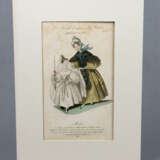 kolorierter Mode Kupferstich Frankreich 1834 - фото 1