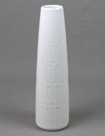 Meissen Struktur Vase Entwurf Hans Merz - Foto 1