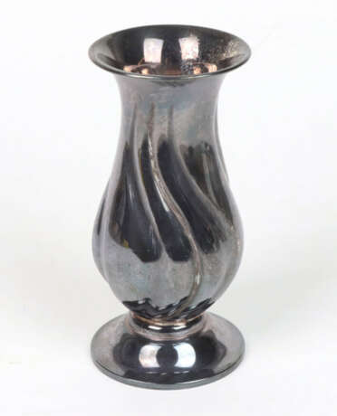 Silber Vase in Barockform - фото 1