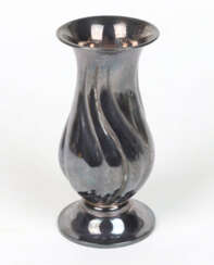 Silber Vase in Barockform