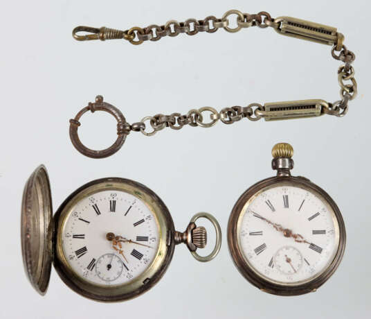 2 Herren Taschenuhren um 1900 - photo 1