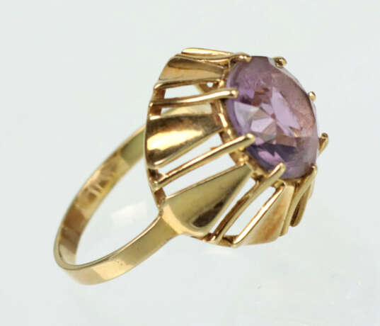 Amethyst Ring - Gelbgold 585 - photo 1