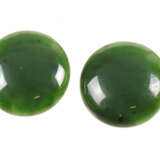 große Jade Ohrclips - Foto 1