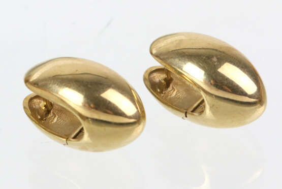 Paar Gold Ohrringe - Gelbgold 333 - Foto 3