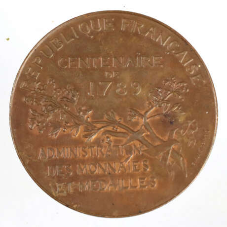 Bronzemedaille Frankreich 1889 - фото 2
