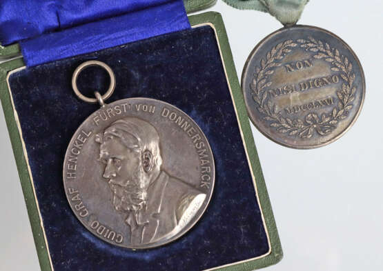 2 Silber Medaillen 1766 und 1903 - Foto 3