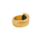 Ring mit Saphir Cabochon ca. 10 ct, - Foto 3