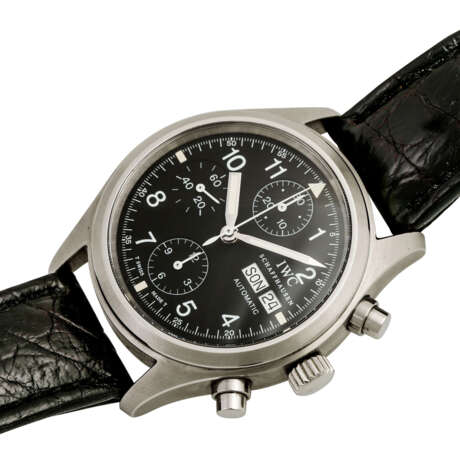 IWC Der Fliegerchronograph, Ref. 3706. Armbanduhr. - фото 4