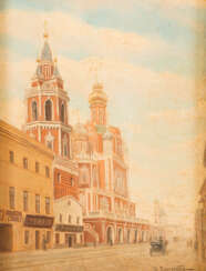 WIKTOR PAWLOWITSCH BATURIN 1863 bei Tula - 1938 Samara (attr.) Die Entschlafenskathedrale auf der Pokrowskaja Strasse in Moskau