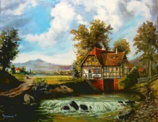 "At the mill pond" Sold