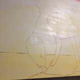 Design Gemälde „Gans und Elefant, Persönlichkeitsskala“, холст льняной, Ölfarbe, Minimalismus, Russland, 27.04.2021 - Foto 2