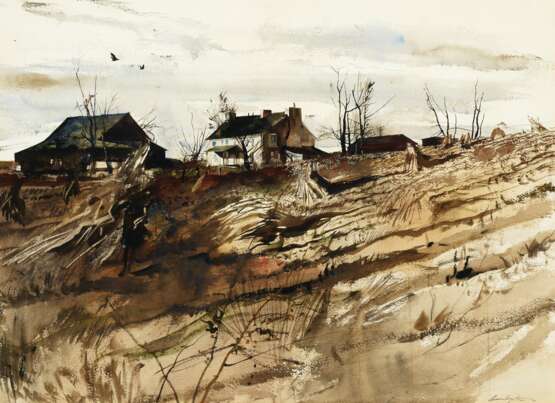 Wyeth, Andrew. Andrew Wyeth (1917-2009) - Foto 1