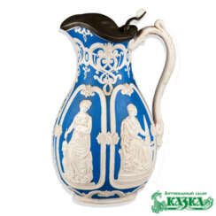 Jug for wine or water, made of porcelain