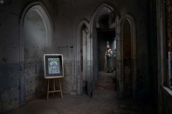 В ожидании Papier Peinture à l'huile Art contemporain Peinture d'histoire Ukraine 2017 - photo 4