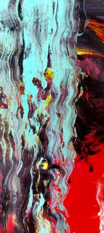 Абстракция Огонь и Вода Leinwand auf dem Hilfsrahmen Abstrakte Kunst Zypern 2021 - Foto 2