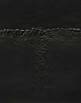 Alberto Burri (Città di Castello 1915 - Nizza 1995): Cretto Nero F 1971