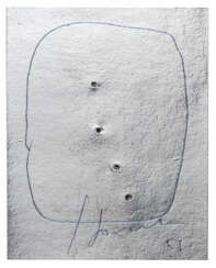 Lucio Fontana (Rosario 1899 - Comabbio 1968): Concetto spaziale 1959 