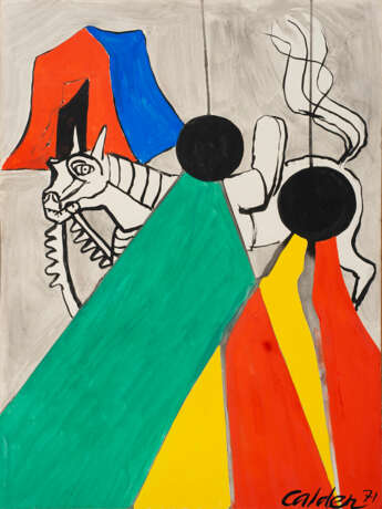 Alexander Calder. Alexander Calder (Lawton 1898 - New York 1976): Alexander Ca, "Etapé" 1971 - фото 1