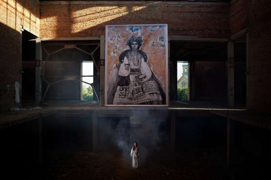 Gemälde „Kalina Kupala“, Leinwand auf dem Hilfsrahmen, Gemischte Technik, Zeitgenössische Kunst, Historisches, Ukraine, 2019 - Foto 2