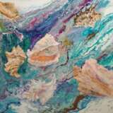 Морские раковины Оргалит Акриловые краски Морской пейзаж Россия 2021 г. - фото 1