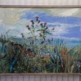 Чертополох Fiberboard Acrylic paint Contemporary art Rural landscape Russia 2020 - photo 2