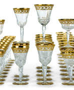 Cristallerie St. Louis. A ST. LOUIS 'CALLOT' PATTERN GLASS PART TABLE-SERVICE