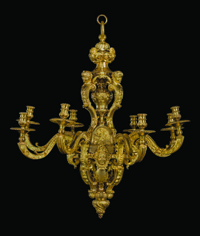Boulle, Andre-Charles. A FRENCH ORMOLU EIGHT-LIGHT CHANDELIER - фото 1