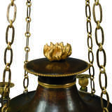 A SWEDISH EMPIRE ORMOLU AND PATINATED-BRONZE EIGHT-LIGHT CHANDELIER - photo 3