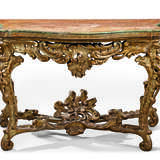 AN ITALIAN SILVER-GILT VARNISHED 'MECCA' CONSOLE TABLE - Foto 1