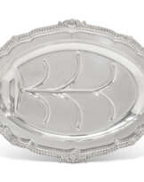A GEORGE III SILVER VENISON DISH