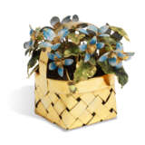 Cartier. A GILT AND ENAMEL BASKET OF FLOWERS - фото 1